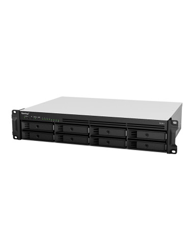 Synology Rackstation Rs1221+ Serwer Danych Nas Rack (2U) Ryzen Embedded V1500B 4 Gb Ddr4 0 Tb Diskstation Manager Czarny