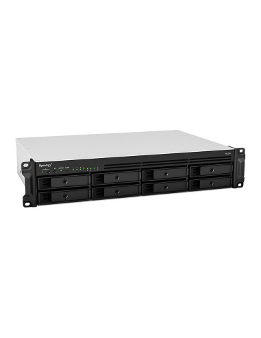 Synology Rackstation Rs1221+ Serwer Danych Nas Rack (2U) Ryzen Embedded V1500B 4 Gb Ddr4 0 Tb Diskstation Manager Czarny