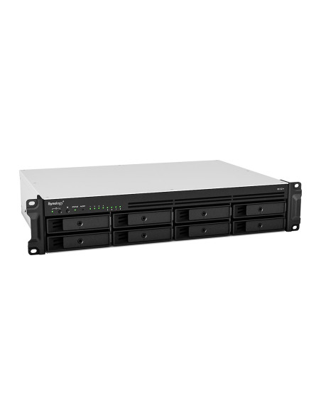 Synology Rackstation Rs1221+ Serwer Danych Nas Rack (2U) Ryzen Embedded V1500B 4 Gb Ddr4 0 Tb Diskstation Manager Czarny
