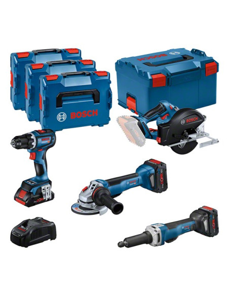 Bosch Combi-Kit 4 Outils 18V Bateria