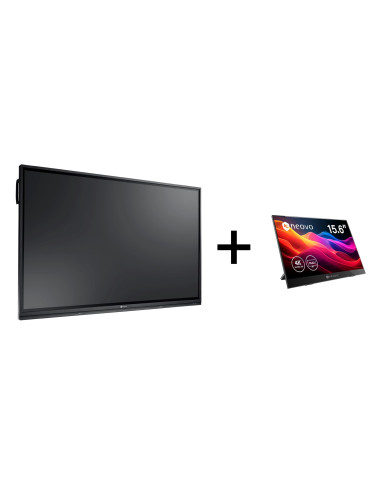 Ag Neovo Monitor Interaktywny 65 Cali Ifp-6503 + Ag Neovo Portable Monitor 15" Oled 4K Usb-C Hdmi Za 1 Zł
