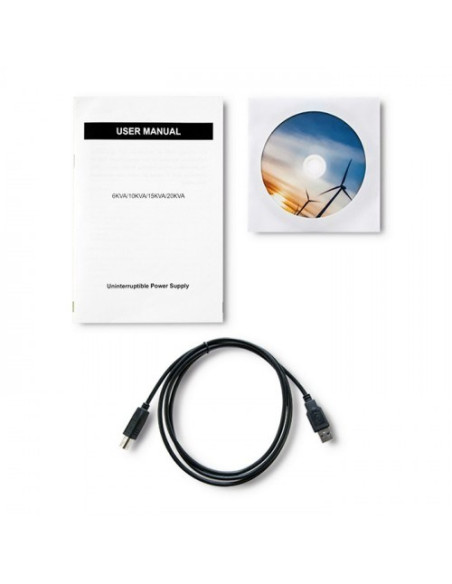 Qoltec Zasilacz Awaryjny Ups On-Line | Pure Sine Wave | 10Kva | 8Kw | Lcd | Usb