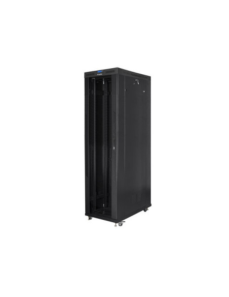 Szafa Instalacyjna Rack Stojąca 19" 47U 800X1200 Czarna Drzwi Szklane Lcd Lanberg (Flat Pack) V2