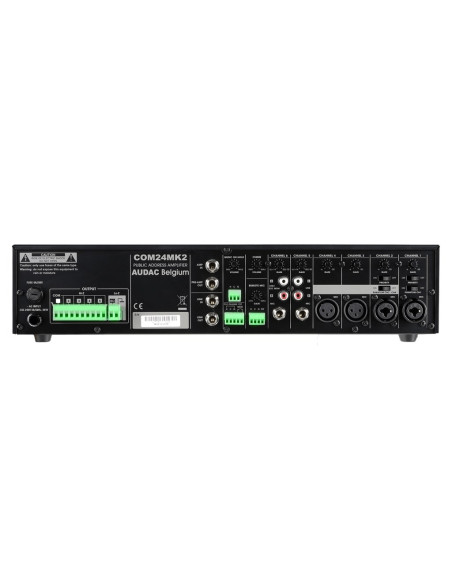 Audac Com24Mk2 Wzmacniacz Audio Przedstawienie/Scena Czarny