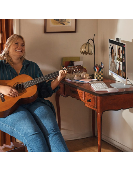 Hp 27-Cr0222Nw Aio Ryzen 7 7730U 27.0"Fhd Ips Ag 300Nits 16Gb Ddr4 Ssd512 Radeon 680M Lan Win11 2Y Shell White