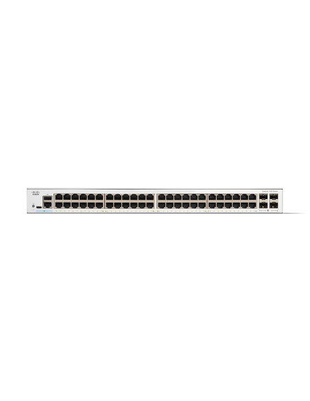 Cisco C1300-48T-4G Łącza Sieciowe Zarządzany L2/L3 Gigabit Ethernet (10/100/1000) Biały
