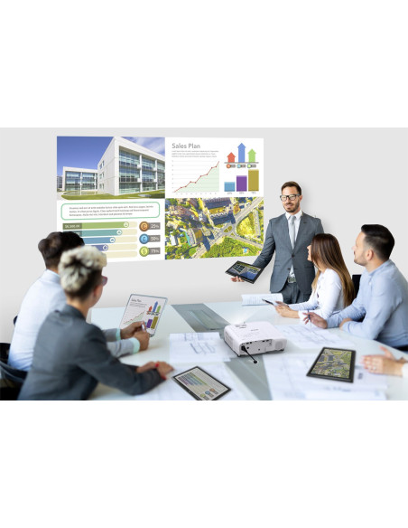 Epson Eb-W55 4000 Ansi Lumenów 3Lcd Wxga (1200X800) Biały