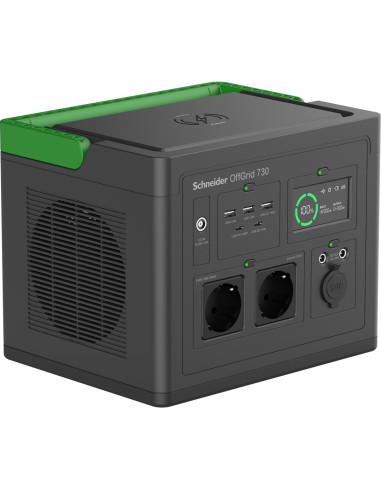 Przenośna Elektrownia Apc Offgrid 730, 738 Wh Litowo-Jonowa, Lcd, 2 Gniazda Cee 7/3 Schuko, Sinewave, 3 Usb-A, 2 Usb-C, Ładowark