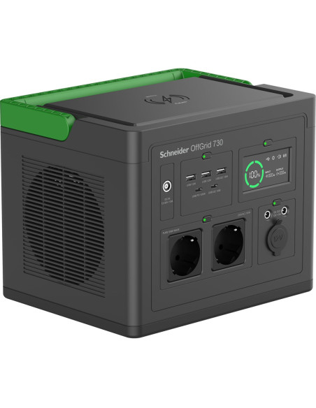 Przenośna Elektrownia Apc Offgrid 730, 738 Wh Litowo-Jonowa, Lcd, 2 Gniazda Cee 7/3 Schuko, Sinewave, 3 Usb-A, 2 Usb-C, Ładowark
