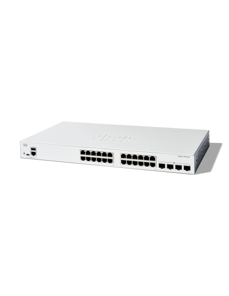Cisco C1300-24T-4X Łącza Sieciowe Zarządzany L2/L3 Gigabit Ethernet (10/100/1000) Biały