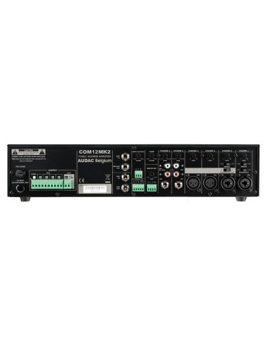 Audac Com12Mk2 Wzmacniacz Audio Przedstawienie/Scena Czarny