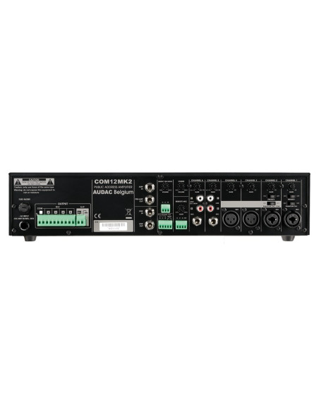 Audac Com12Mk2 Wzmacniacz Audio Przedstawienie/Scena Czarny