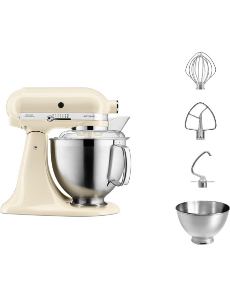 Maszyna Kuchenna Kitchenaid 5Ksm185Pseac 4,8L, Kremowa