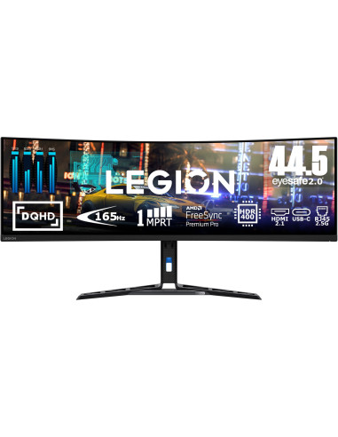 Lenovo Legion R45W-30 44.5" 165Hz 450Nits Ag 2Xhdmi, Dp, Usb-C, Rj45 Black C