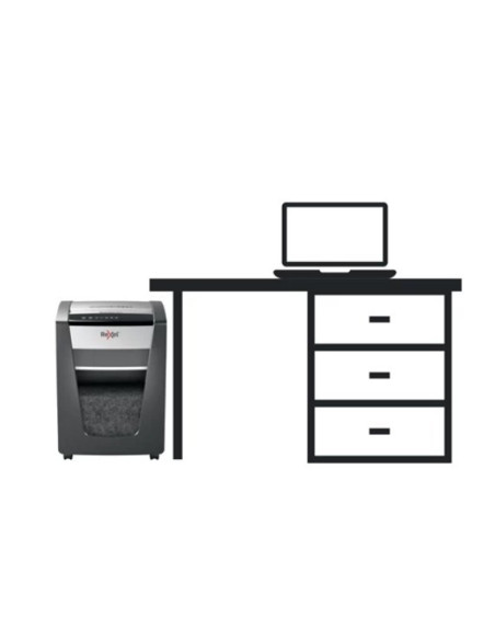 Rexel Niszczarka Momentum M515, P-5, 30L, 15 Kartek,  Tnie Na Ścinki 2 X 15 Mm, Czarna