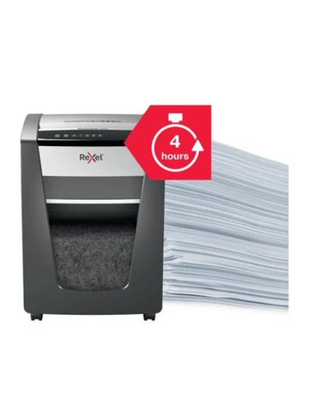 Rexel Niszczarka Momentum M515, P-5, 30L, 15 Kartek,  Tnie Na Ścinki 2 X 15 Mm, Czarna