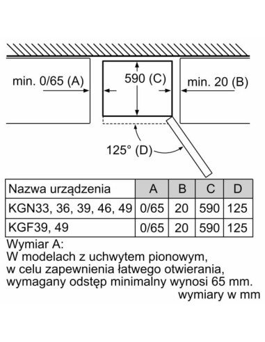Chłodziarko-Zamrażarka Bosch Kgn39Vieb