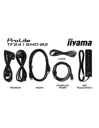 Monitor Led Iiyama Prolite Tf2415Mc-B2 - 60.5 Cm (23.8") - Full Hd 1920 X 1080