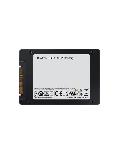Samsung Pm9A3 3,84 Tb 2.5" Pci Express 4.0 Nvme V-Nand Tlc