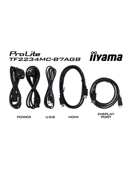 Monitor Led Iiyama Prolite Tf2234Mc-B7Agb - Full Hd (1080P) - 22