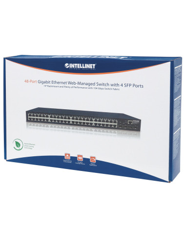 Switch 48-Portowy Zarządzalny Gigabit Rj45 4X Sfp