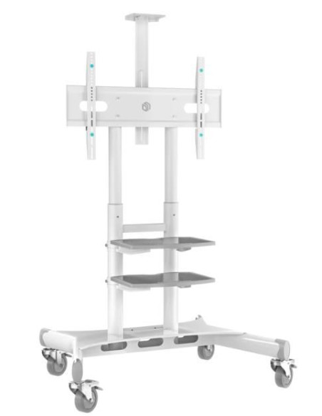 Mobilny Stojak Do Tv 50"-83" Do 90 Kg Onkron Ts1881 Biały
