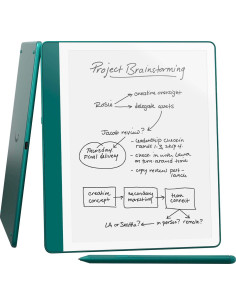 Ebook New Kindle Scribe - 2024 Release 10.2” Glare-Free 64Gb Wi-Fi (Without Lockscreen Ads) With Premium Pen Jade