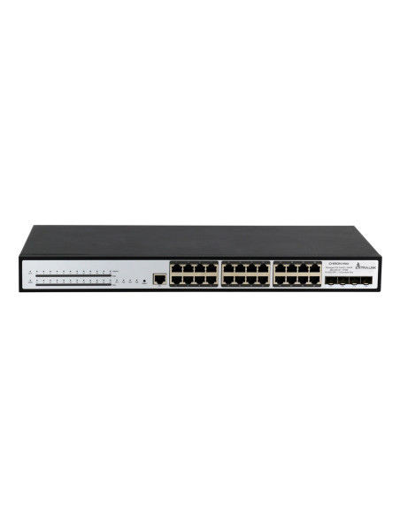 Extralink Switch Poe Chiron Pro 24X Rj45 1000Mb/S Poe, 4X Sfp+, L3, Zarządzalny, 370W