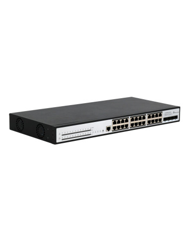 Extralink Switch Poe Chiron Pro 24X Rj45 1000Mb/S Poe, 4X Sfp+, L3, Zarządzalny, 370W