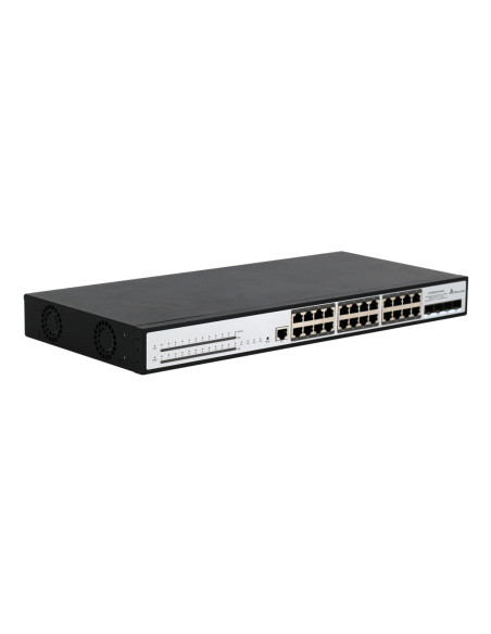 Extralink Switch Poe Chiron Pro 24X Rj45 1000Mb/S Poe, 4X Sfp+, L3, Zarządzalny, 370W
