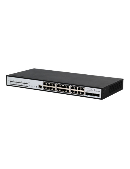 Extralink Switch Poe Chiron Pro 24X Rj45 1000Mb/S Poe, 4X Sfp+, L3, Zarządzalny, 370W