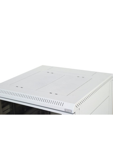 Triton 19" Delta S Rack 15U/600X600, Glass Grey Stojak Wolnostojący Szary