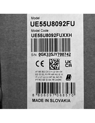 Telewizor Samsung Ue55U8092F Led 55'' 4K Ultra Hd Tizen Q-Symphony Dvb-T2 Czarny