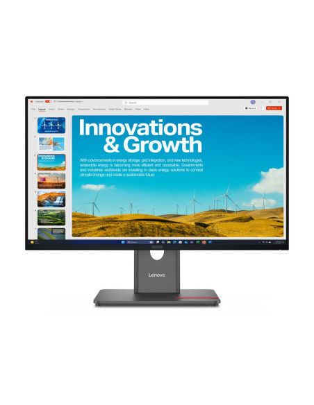 Lenovo Thinkvision P24Qd-40 Led Display 60,5 Cm (23.8") 2560 X 1440 Px Quad Hd Lcd Czarny