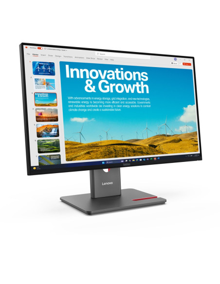 Lenovo Thinkvision P24Qd-40 Led Display 60,5 Cm (23.8") 2560 X 1440 Px Quad Hd Lcd Czarny
