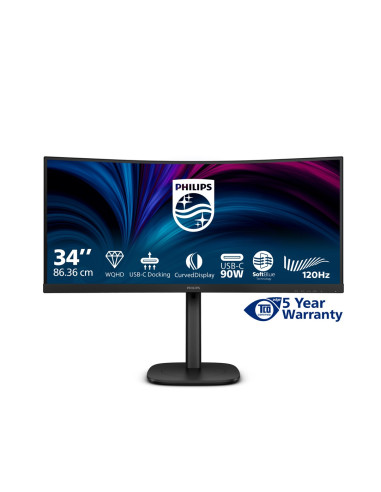 Monitor Philips 86,4Cm (34,0") 34B2U3600C 21:09 Hdmi+Dp+Usb-C