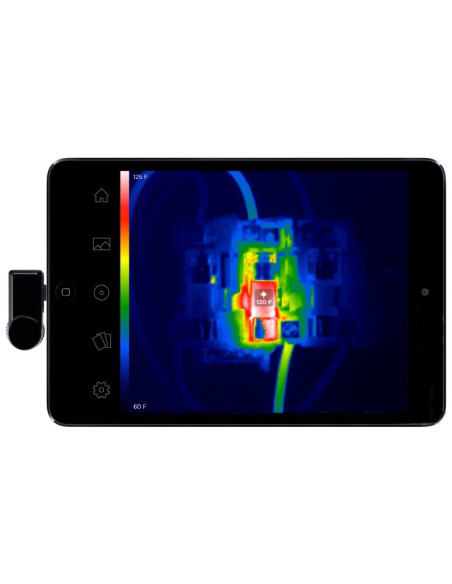 Seek Thermal Lq-Aaa Kamera Termowizyjna Czarny 320 X 240 Px Wbudowany Wyświetlacz