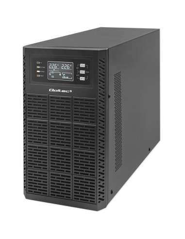 Qoltec Zasilacz Awaryjny Ups | 3Kva | 3000W | Power Factor 1.0 | Lcd | Epo | Usb | On-Line