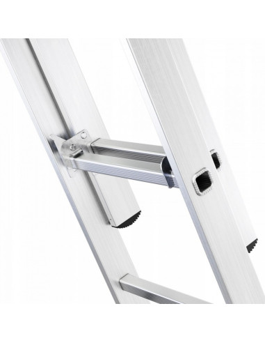 Awtools Drabina Aluminiowa 3X14 Stopni 150Kg Adaptacja Na Schody