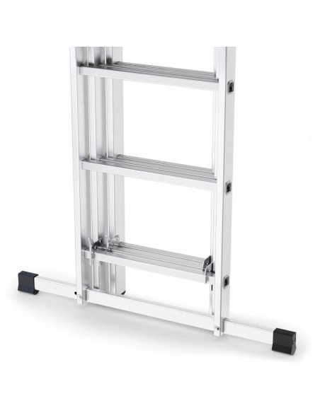 Awtools Drabina Aluminiowa 3X14 Stopni 150Kg Adaptacja Na Schody