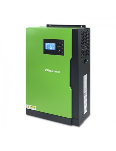 Qoltec 53887 Falownik Słoneczny 10 Kva Litowo-Polimerowy (Lipo) Czarny