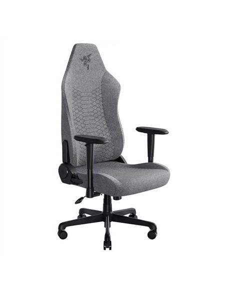 Wielowarstwowa Tkanina Razer/Stal Fotel Do Gier Iskur V2 X Jasnoszary
