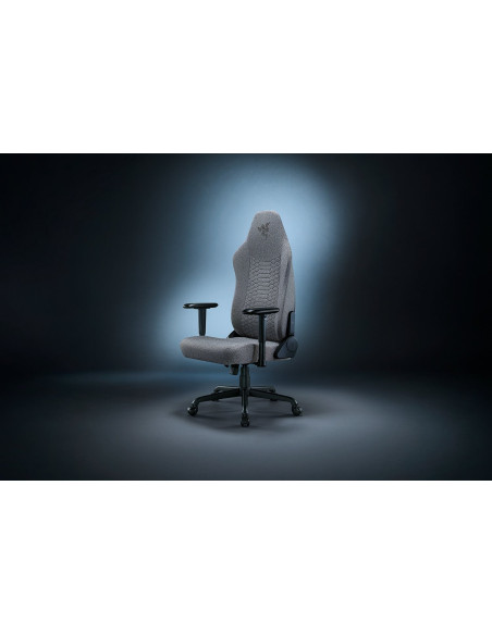 Wielowarstwowa Tkanina Razer/Stal Fotel Do Gier Iskur V2 X Jasnoszary