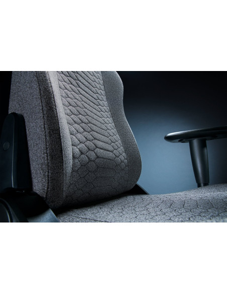 Wielowarstwowa Tkanina Razer/Stal Fotel Do Gier Iskur V2 X Jasnoszary
