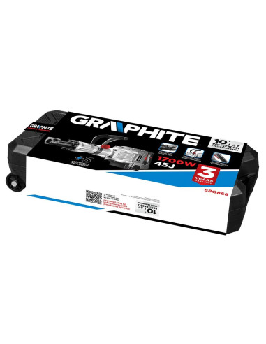 Graphite 58G868 Młot Wyburzeniowy Czarny, Srebrny 1700 W