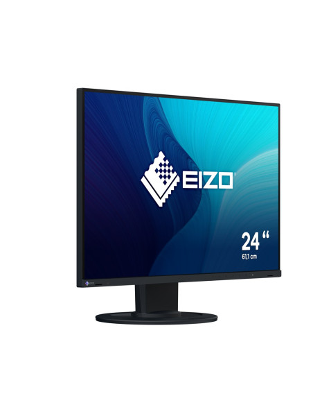 Monitor Eizo 61.0Cm (24") Ev2410R-Bk 16:10 Dvi+Hdmi+Dp+Usb Black