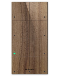 Panel Dotykowy Grenton / 8 Pól Dotykowych / Tf-Bus / Ciemny Drewniany Front