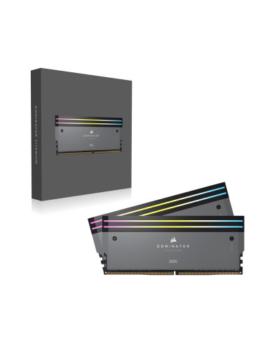 Corsair 64Gb (2X32Gb) 6000Mhz Cl30 Dominator Titanium Amd Expo Rgb