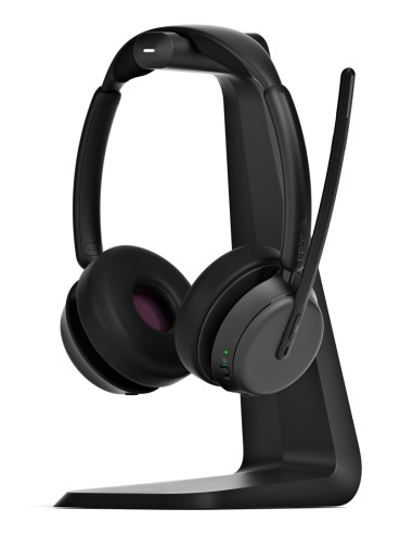 Zestaw Słuchawkowy Bluetooth Anc Z Ładowarką Epos Impact 1061T, Z Hybrydową Aktywną Redukcją Szumów (Anc), Kompatybilny Z Ms Tea