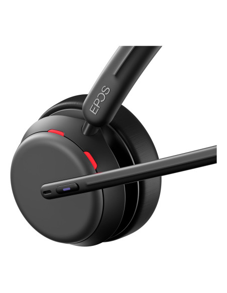 Zestaw Słuchawkowy Bluetooth Anc Z Ładowarką Epos Impact 1061T, Z Hybrydową Aktywną Redukcją Szumów (Anc), Kompatybilny Z Ms Tea